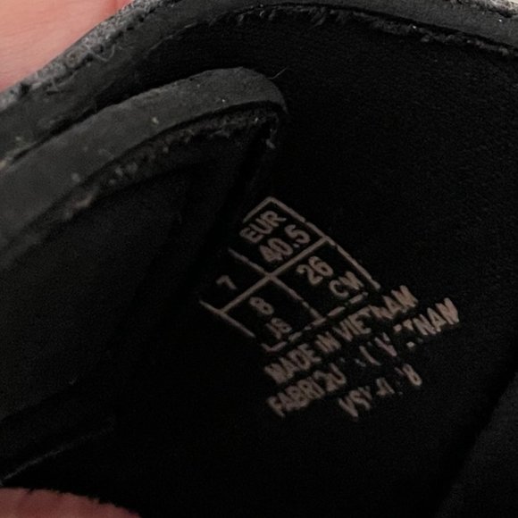 Puma Black Starcat Tech Slide Sandals Size 8 - Picture 3 of 7